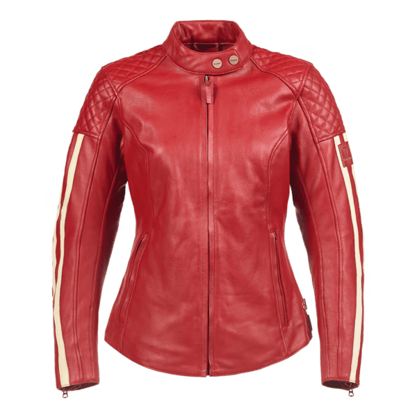 TRIUMPH Braddan Kırmızı Kadın Deri Spor Ceket