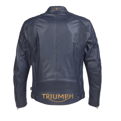 TRIUMPH Braddan Mavi Deri Ceket