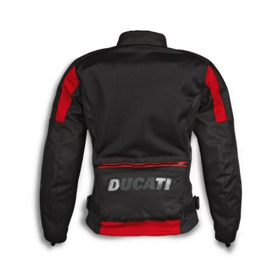 981085117 Ducati Flow C5 Kırmızı Siyah Erkek Ceket