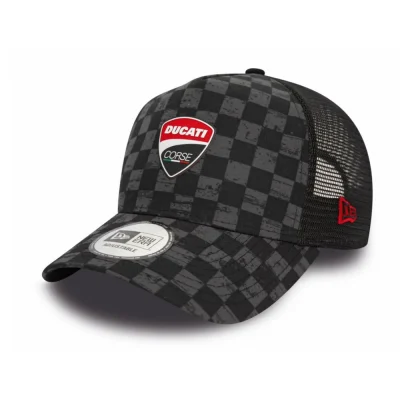 Ducati Corse Damalı Şapka